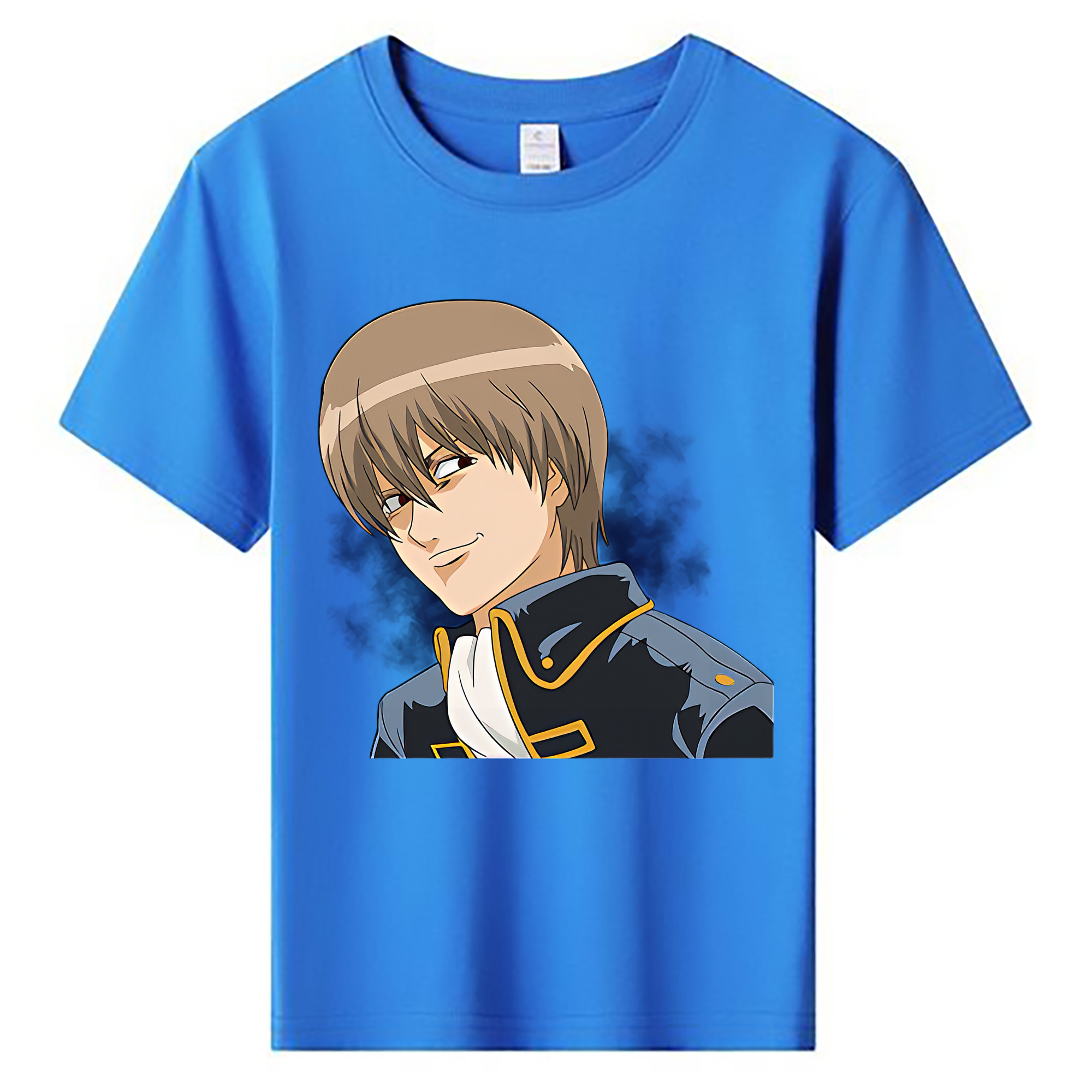 （画像用） ぎんたま 坂田銀時（さかたぎんとき） 神楽 志村新八（しむら しんぱち） GINTAMA Sakata Gintoki Kagura Shimura Shinpachi 綿100％キッズTシャツ（フロントプリント）